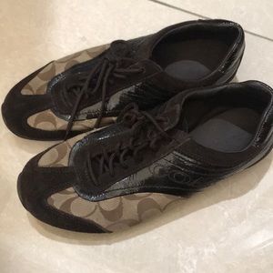 Brown coach shoes! make offers !!